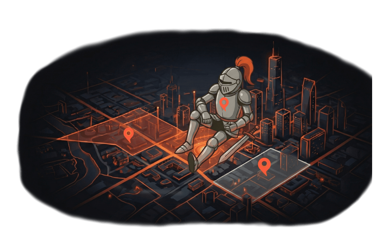 Sir Conqr on the map