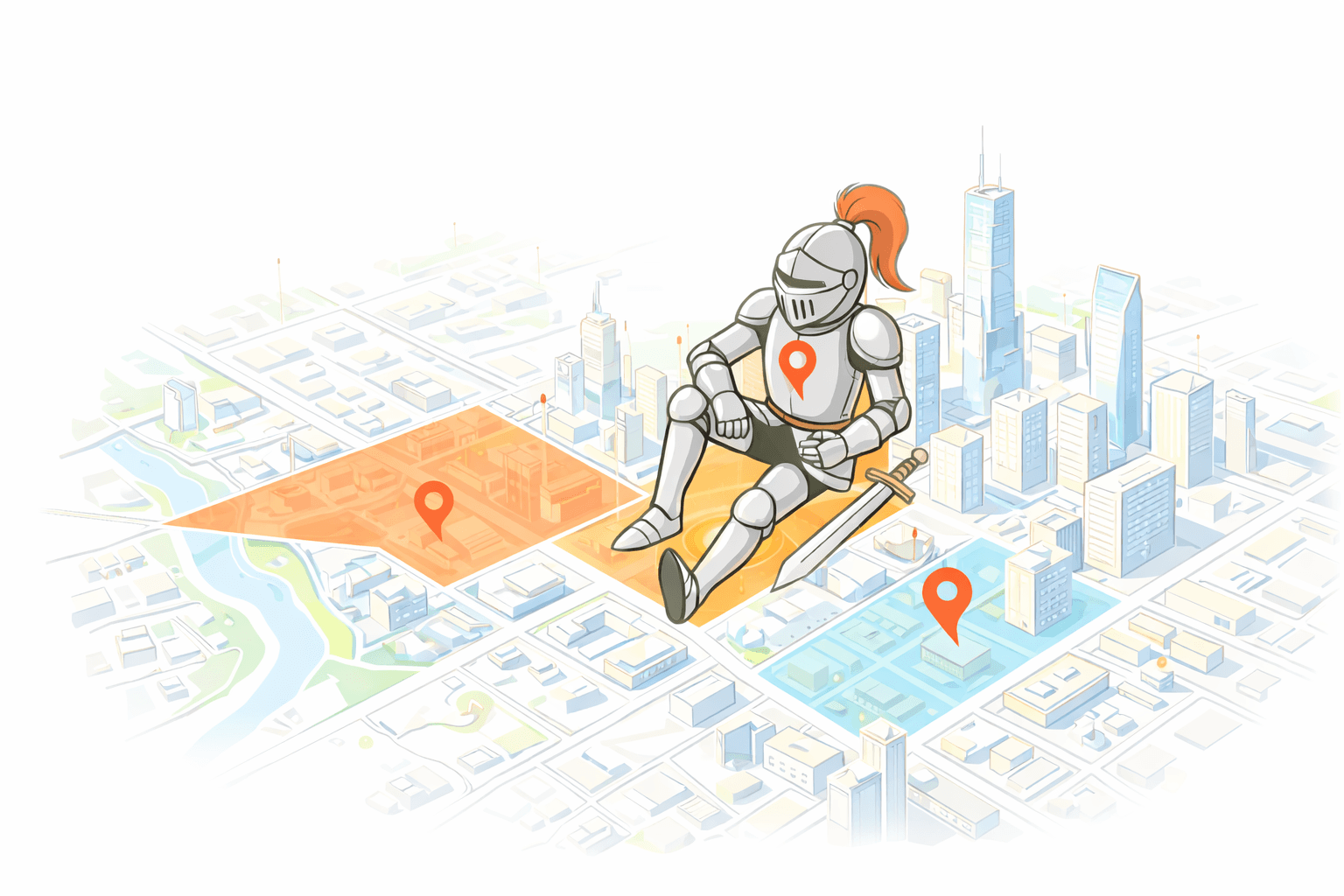 Sir Conqr on the map